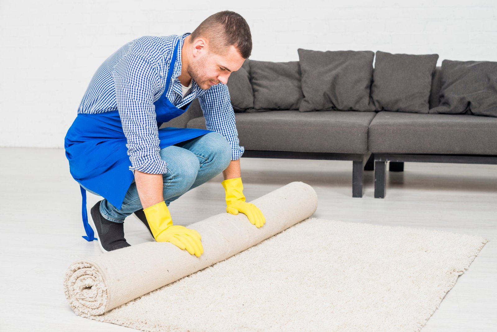 Professional carpet installation