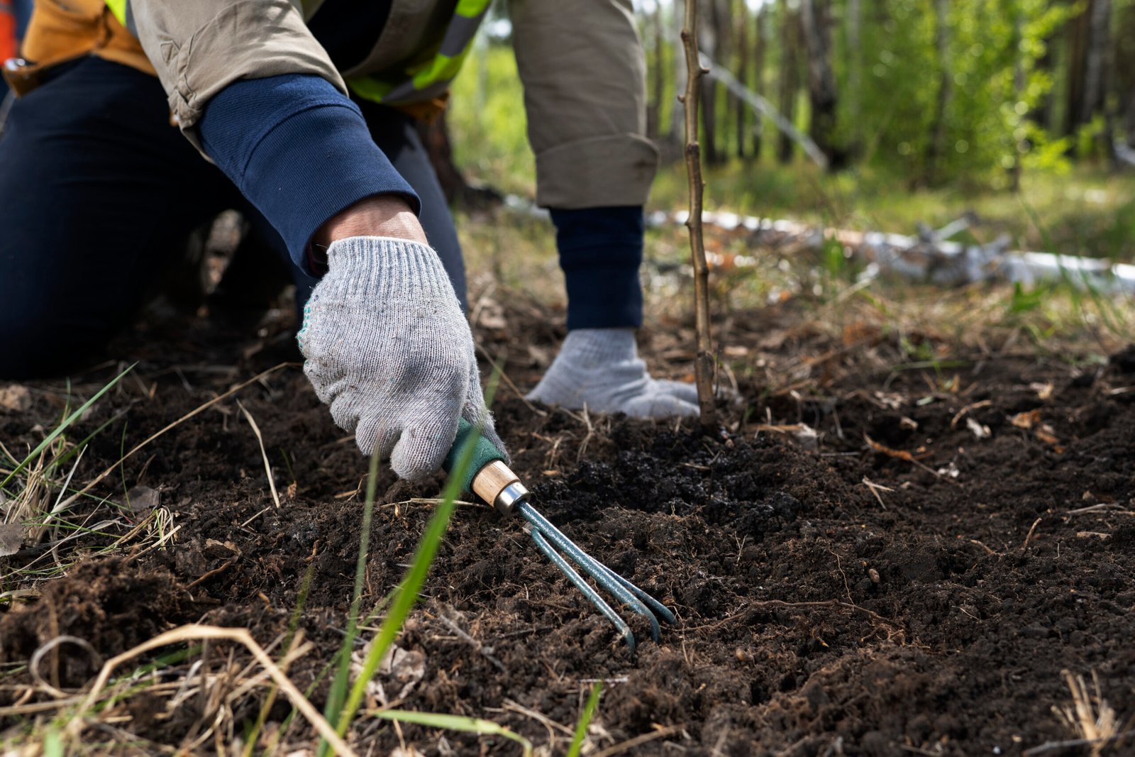 Organic mulching services in Toronto
